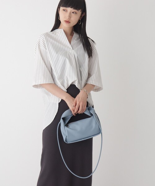 OPAQUE.CLIP（オペークドットクリップ）の「◆ツイストハンドルショルダーバッグ（ショルダーバッグ・レディース・ライトブルー/オフホワイト/イエロー・00）」の10枚目の写真