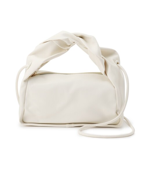 OPAQUE.CLIP（オペークドットクリップ）の「◆ツイストハンドルショルダーバッグ（ショルダーバッグ・レディース・ライトブルー/オフホワイト/イエロー・00）」の7枚目の写真