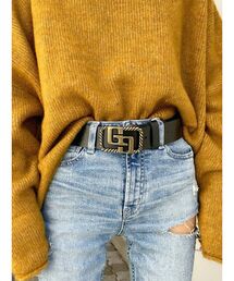 GYDA | JEYSUS GGレザーワイドベルト(その他雑貨)