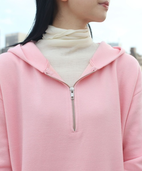 MEYAME メヤメ HALF ZIP KNIT HOODIE ニットパーカー メヤメ HALF ZIP KNIT HOODIE MEYAME レディース 国内正規品 : etre