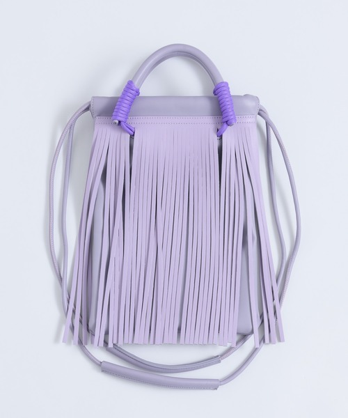 LA BELLE ETUDE（ラベルエチュード）の「【LE VERNIS】フリンジショルダー（ショルダーバッグ・レディース・パープル/ブラック・FREE）」の4枚目の写真
