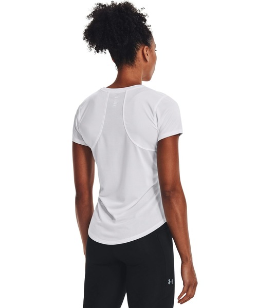 UNDER ARMOUR(アンダーアーマー)の「UAスピードストライド2.0 Tシャツ(ランニング/レディース)(Tシャツ/カットソー・レディース・ホワイト/ブラック・S/M/L/XL)」の9枚目の写真
