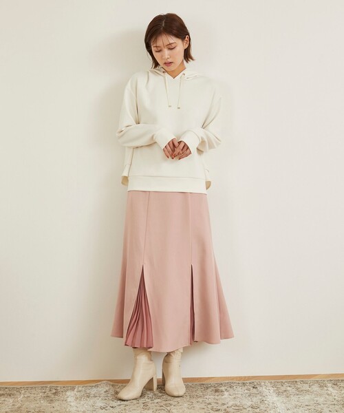 新品4.5万 LiL pour L’AUTRE マーメイド プリーツ スカート セール】「mochiz」全方向 ストレッチ プリーツ スカート