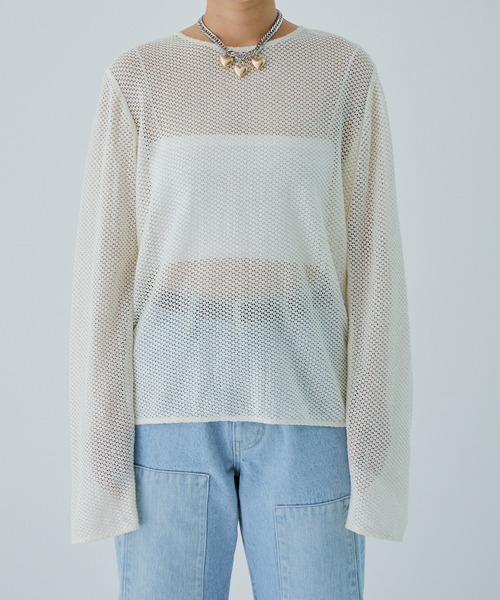 M TO R（ムウトアール）の「［TOPS］VTG CROCHET CUTSEW（Tシャツ/カットソー・レディース・ブラック/キナリ・FREE）」の12枚目の写真