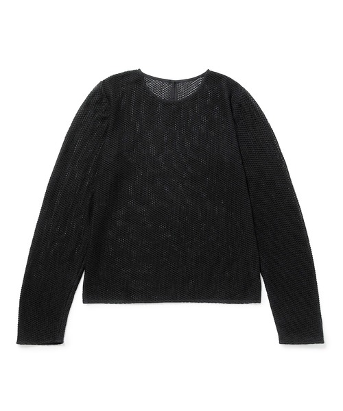 M TO R（ムウトアール）の「［TOPS］VTG CROCHET CUTSEW（Tシャツ/カットソー・レディース・ブラック/キナリ・FREE）」の7枚目の写真