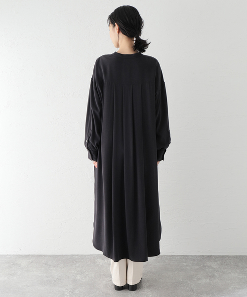 Spick & Span（スピックアンドスパン）の「Cuスパンツイルシャツワンピース（シャツワンピース・レディース・ネイビー/ホワイト系その他・FREE）」の14枚目の写真