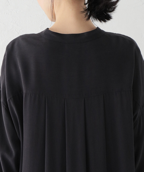 Spick & Span（スピックアンドスパン）の「Cuスパンツイルシャツワンピース（シャツワンピース・レディース・ネイビー/ホワイト系その他・FREE）」の9枚目の写真