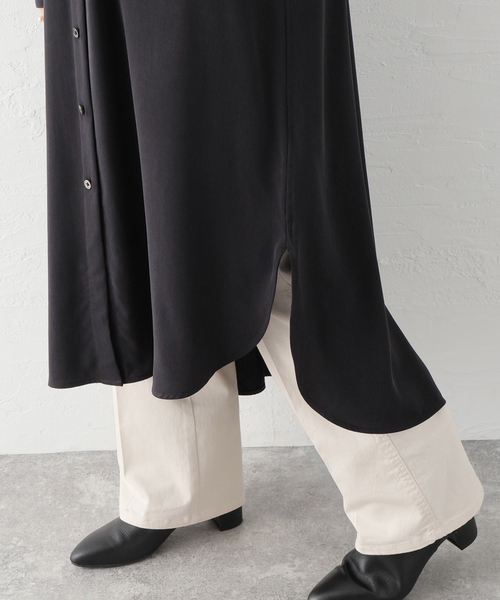 Spick & Span（スピックアンドスパン）の「Cuスパンツイルシャツワンピース（シャツワンピース・レディース・ネイビー/ホワイト系その他・FREE）」の20枚目の写真