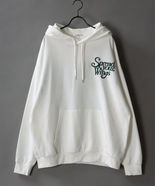 SITRY(シトリー)の「oversize foam print sweat hoodie/オーバーサイズ 発泡プリント スウェット フーディー/パーカー(パーカー・メンズ・グリーン/マスタード/ブラック/オフホワイト・L/M)」の5枚目の写真