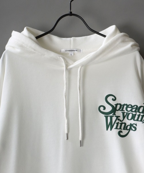 SITRY(シトリー)の「oversize foam print sweat hoodie/オーバーサイズ 発泡プリント スウェット フーディー/パーカー(パーカー・メンズ・グリーン/マスタード/ブラック/オフホワイト・L/M)」の6枚目の写真