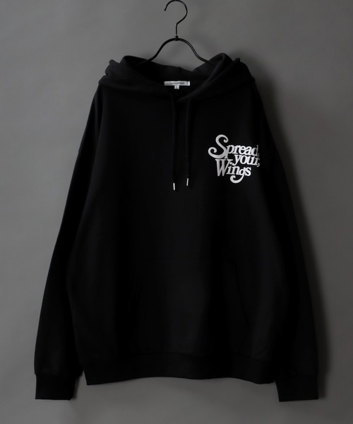 SITRY(シトリー)の「oversize foam print sweat hoodie/オーバーサイズ 発泡プリント スウェット フーディー/パーカー(パーカー・メンズ・グリーン/マスタード/ブラック/オフホワイト・L/M)」の12枚目の写真