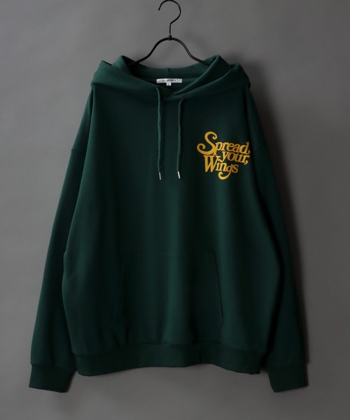 SITRY(シトリー)の「oversize foam print sweat hoodie/オーバーサイズ 発泡プリント スウェット フーディー/パーカー(パーカー・メンズ・グリーン/マスタード/ブラック/オフホワイト・L/M)」の16枚目の写真