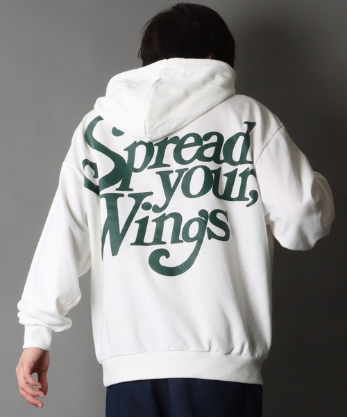 SITRY(シトリー)の「oversize foam print sweat hoodie/オーバーサイズ 発泡プリント スウェット フーディー/パーカー(パーカー・メンズ・グリーン/マスタード/ブラック/オフホワイト・L/M)」の18枚目の写真
