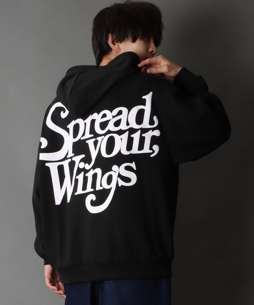 SITRY(シトリー)の「oversize foam print sweat hoodie/オーバーサイズ 発泡プリント スウェット フーディー/パーカー(パーカー・メンズ・グリーン/マスタード/ブラック/オフホワイト・L/M)」の22枚目の写真