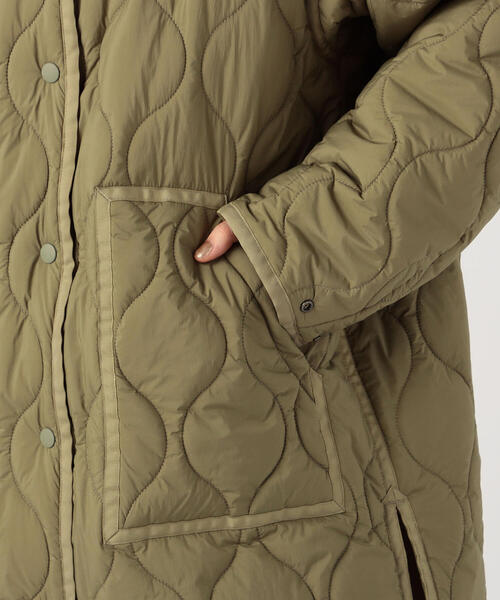 TOMORROWLAND （トゥモローランド）の「【別注】WILD THINGS×TOMORROWLAND キルティングコート（その他アウター・レディース・カーキ/ブラック・FREE）」の13枚目の写真