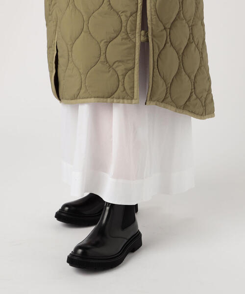 TOMORROWLAND （トゥモローランド）の「【別注】WILD THINGS×TOMORROWLAND キルティングコート（その他アウター・レディース・カーキ/ブラック・FREE）」の15枚目の写真