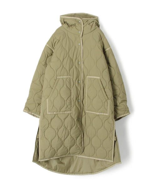 TOMORROWLAND （トゥモローランド）の「【別注】WILD THINGS×TOMORROWLAND キルティングコート（その他アウター・レディース・カーキ/ブラック・FREE）」の8枚目の写真