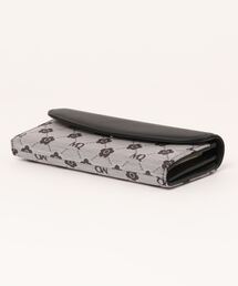 MARY QUANT モノグラム　グレー長財布 MARY QUANT（マリークワント）の「モノグラムジャカード パース