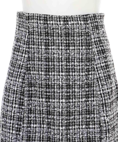 INGNI（イング）の「BACKレースUPツイードミニスカート（スカート  