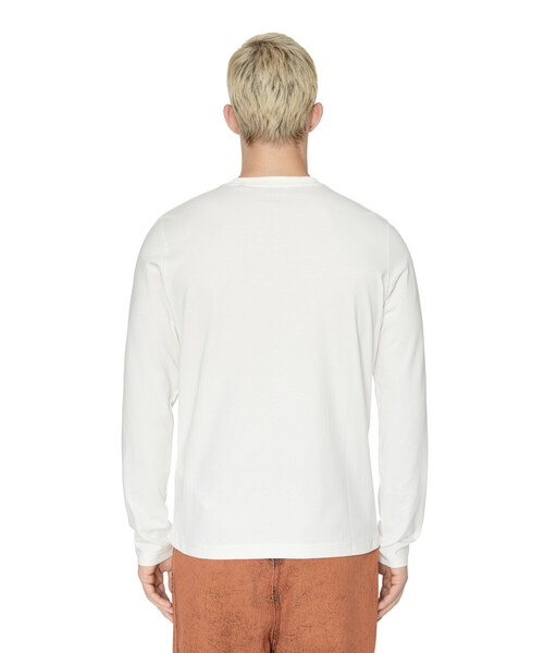 DIESEL(ディーゼル)の「メンズ Tシャツ 長そで プリント(Tシャツ/カットソー・メンズ・ホワイト/ブラック・XXX-LARGE/X-SMALL/LARGE/X-LARGE/SMALL/MEDIUM/XX-LARGE)」の3枚目の写真