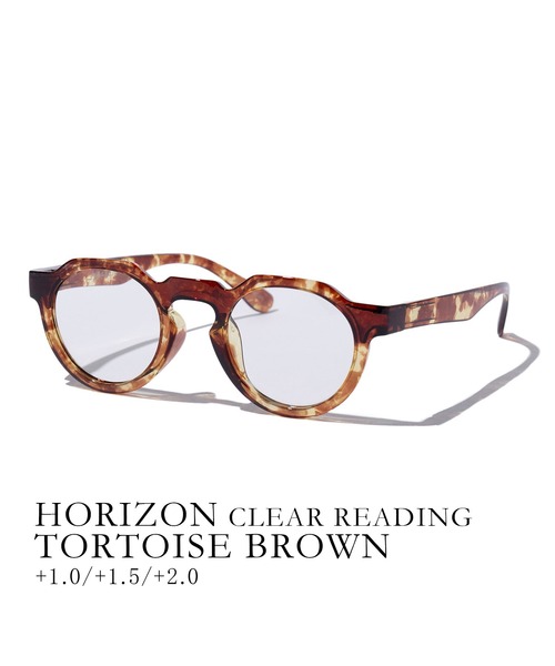 Jugaad14（ジュガードフォーティーン）の「【jugaad14】HORIZON CLEAR READING /老眼鏡（メガネ・メンズ・ブラック/ブラウン/グレー/ブラウン系/ダークブラウン/ブラウン系1/ブラック系1・度数+2.0/度数+1.0/度数+1.5）」の7枚目の写真