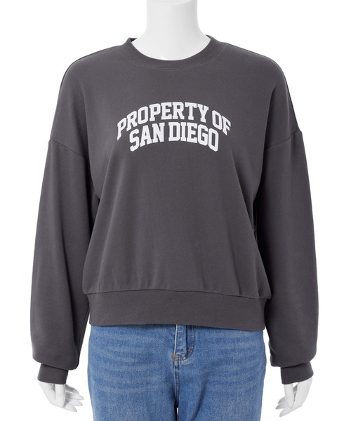 Edit Sheen（エディットシーン）の「ロゴプリントスウェットプルオーバー（スウェット・レディース・ライトグレー/チャコールグレー・M）」の22枚目の写真