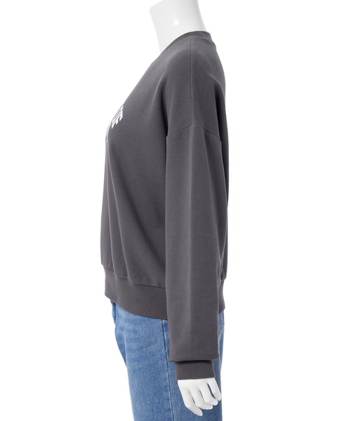 Edit Sheen（エディットシーン）の「ロゴプリントスウェットプルオーバー（スウェット・レディース・ライトグレー/チャコールグレー・M）」の9枚目の写真