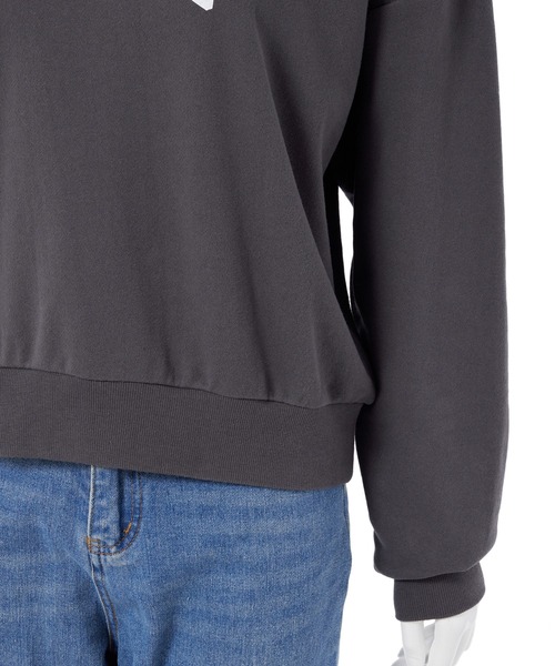 Edit Sheen（エディットシーン）の「ロゴプリントスウェットプルオーバー（スウェット・レディース・ライトグレー/チャコールグレー・M）」の14枚目の写真