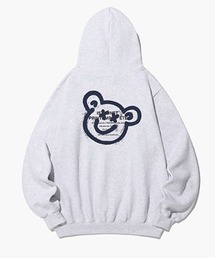 【UNISEX】ISTKUNST/ベアスマイリーフーディー(裏起毛) 2168684