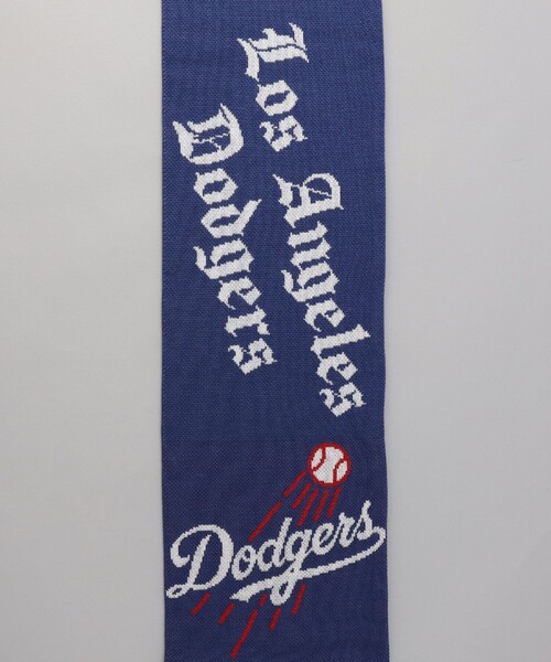 FREAK'S STORE(フリークスストア)の「MLB/エムエルビー MLB MUFFLER/エムエルビー マフラー(マフラー・レディース・ブルー/ネイビー・ONE SIZE)」の3枚目の写真