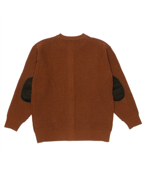 Pitta Re:)（ピッタリ）の「アーミー ニットカーディガン（カーディガン/ボレロ・メンズ・チャコールグレー/ダークオレンジ・LL/S/M/L）」の3枚目の写真