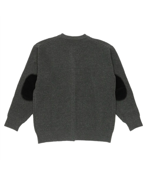 Pitta Re:)（ピッタリ）の「アーミー ニットカーディガン（カーディガン/ボレロ・メンズ・チャコールグレー/ダークオレンジ・LL/S/M/L）」の9枚目の写真