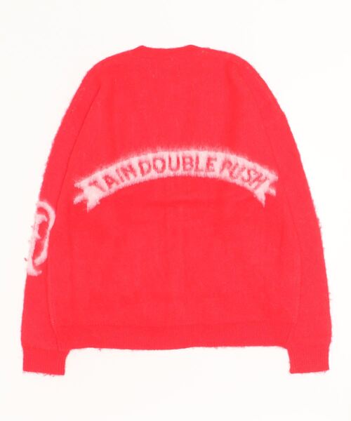 【TAIN DOUBLE PUSH】モヘアカーディガン DOUBLE PUSH MOHAIR KNIT CARDIGAN BLACK – TAIN DOUBLEPUSH