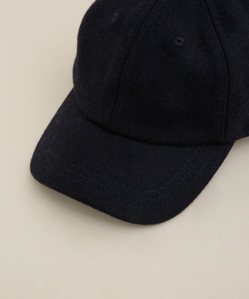 NANO universe（ナノユニバース）の「LB.04/ライトメルトンキャップ（キャップ・レディース・ブラック/ネイビー/キャメル・FREE）」の7枚目の写真
