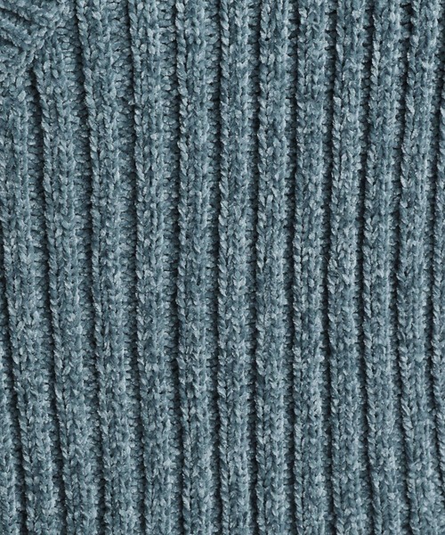 HARE（ハレ）の「モールヤーンVネックニット(HARE)（ニット/セーター・メンズ・ブラック/グレー/ブルー・FREE）」の5枚目の写真