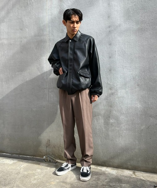 CIAOPANIC（チャオパニック）の「【ZOZO限定】サイドアジャスターワンタックスラックス（スラックス・メンズ・チャコールグレー/ブラック/モカ・XS/S/M/L/XL）」の7枚目の写真