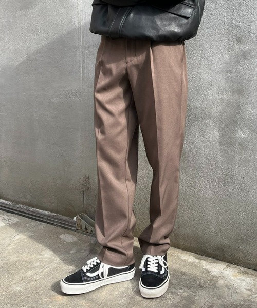 CIAOPANIC（チャオパニック）の「【ZOZO限定】サイドアジャスターワンタックスラックス（スラックス・メンズ・チャコールグレー/ブラック/モカ・XS/S/M/L/XL）」の9枚目の写真