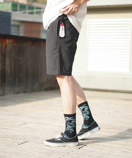 roial（ロイアル）の「WALK SHORTS/ROIAL(ロイアル）ウエストゴムショートパンツ（その他パンツ・メンズ・ブラック/グリーン/ベージュ・LARGE/MEDIUM/X-LARGE）」の5枚目の写真