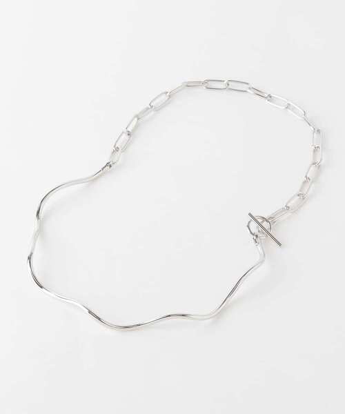 KBF（ケイビーエフ）の「マンテルチェーンチョーカー（ネックレス・レディース・シルバー/ゴールド・ONE）」の3枚目の写真