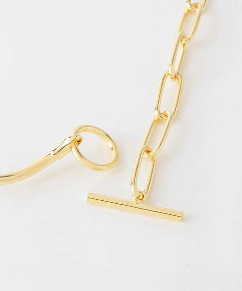 KBF（ケイビーエフ）の「マンテルチェーンチョーカー（ネックレス・レディース・シルバー/ゴールド・ONE）」の8枚目の写真