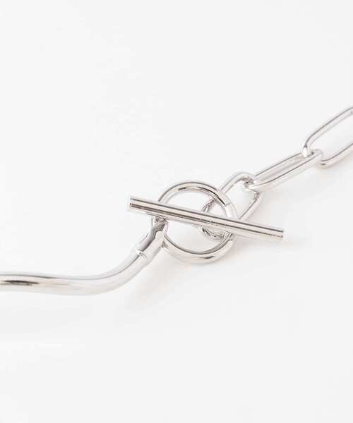 KBF（ケイビーエフ）の「マンテルチェーンチョーカー（ネックレス・レディース・シルバー/ゴールド・ONE）」の9枚目の写真