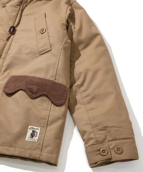go slow caravan（ゴースローキャラバン）の「COBMASTER/コブマスター　タキビズキ フーディパディングJKT（ブルゾン・メンズ・ダークグレー/ベージュ/カーキ・MEDIUM/LARGE/X-LARGE）」の6枚目の写真