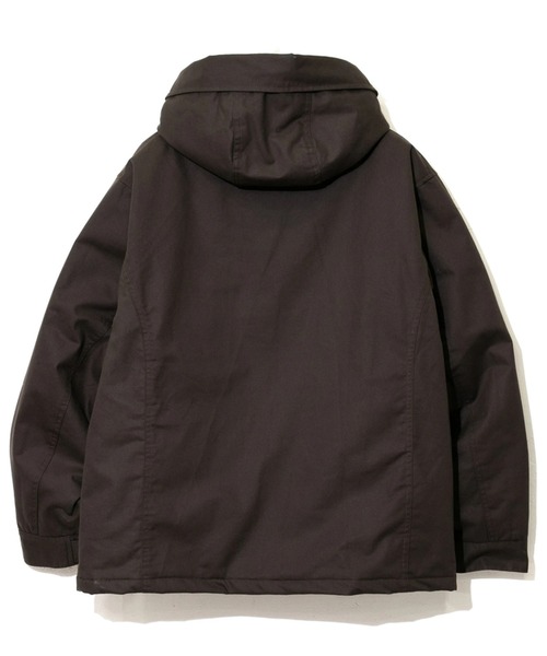 go slow caravan（ゴースローキャラバン）の「COBMASTER/コブマスター　タキビズキ フーディパディングJKT（ブルゾン・メンズ・ダークグレー/ベージュ/カーキ・MEDIUM/LARGE/X-LARGE）」の11枚目の写真