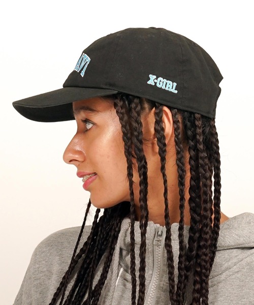 X-girl(エックスガール)の「WEリーグ|MAI S COLLEGE LOGO CAP/マイナビ仙台レディース/MYNAVI カレッジロゴキャップ(スポーツグッズ・レディース・ブラック・ONE SIZE)」の8枚目の写真