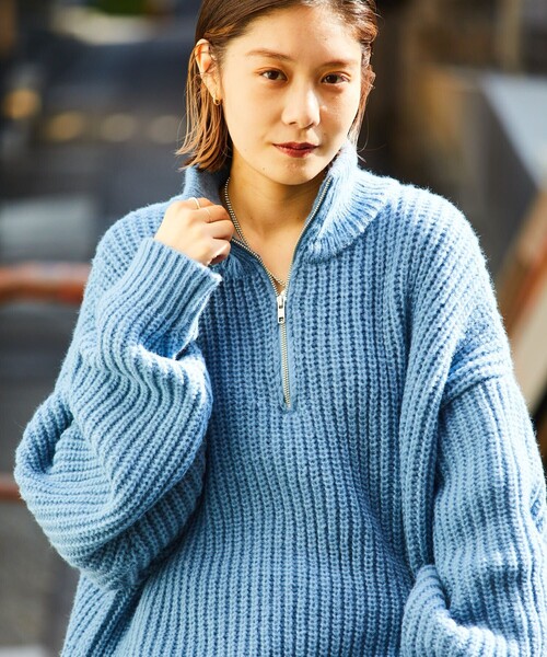 PUBLUX（パブリュクス）の「【PUBLUX/パブリュクス】 両畦ハーフジップ