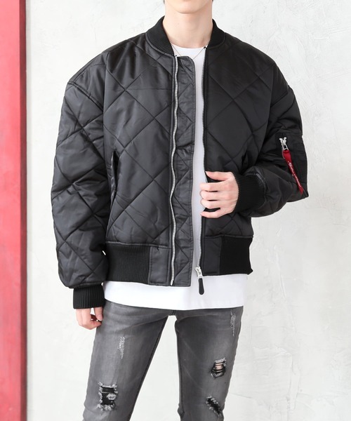 TopIsm（トップイズム）の「ダイヤキルティング ドロップショルダー MA