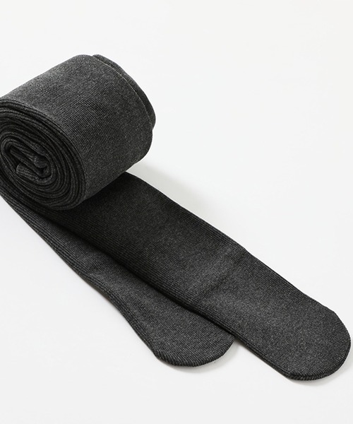 Jasmine Grandiflorum（ジャスミングランディフローラム）の「【Jasmine】厚手裏起毛コットン暖かハイウエストタイツ（タイツ/ストッキング・レディース・ライトグレー/ブラック系その他2/ブラック系その他/グレー系その他/グレー系その他2/グレー・FREE）」の5枚目の写真