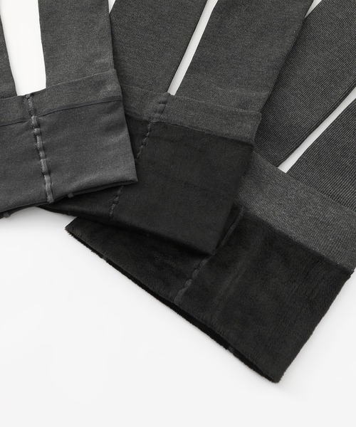 Jasmine Grandiflorum（ジャスミングランディフローラム）の「【Jasmine】厚手裏起毛コットン暖かハイウエストタイツ（タイツ/ストッキング・レディース・ライトグレー/ブラック系その他2/ブラック系その他/グレー系その他/グレー系その他2/グレー・FREE）」の16枚目の写真