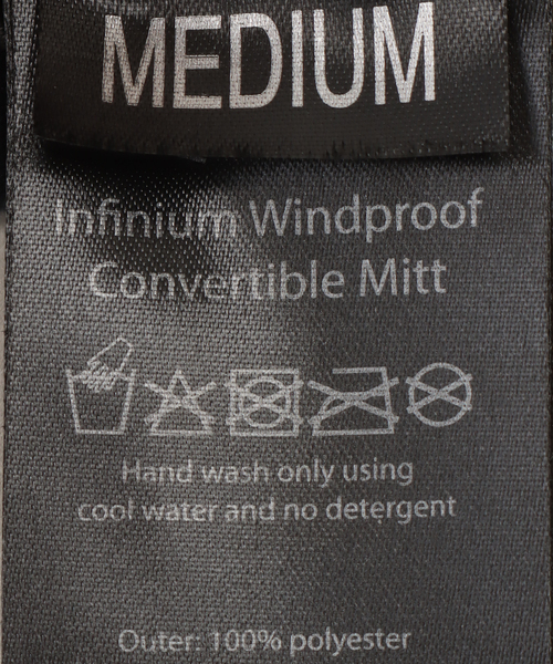Asrabbit(エーズラビット)の「【Rab/ラブ】Infinium Windproof Convertible Mitt(手袋・メンズ・ブラック・SMALL/MEDIUM)」の16枚目の写真