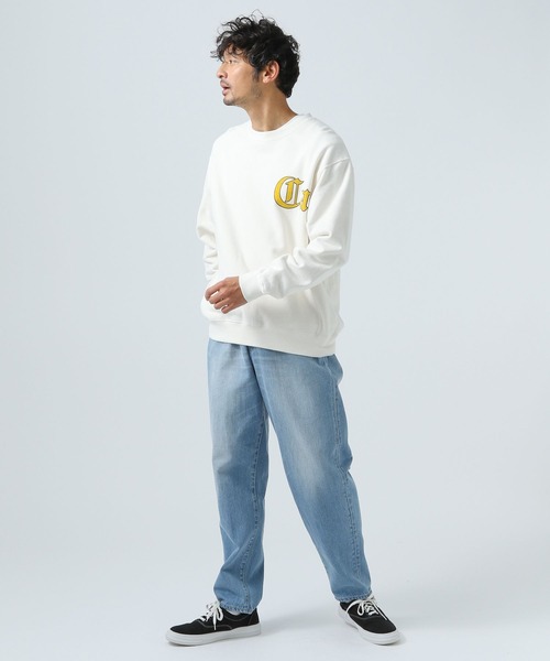 BAYFLOW(ベイフロー)の「スノーウォッシュプリントスウェット(スウェット・メンズ・オフホワイト/ベージュ/ネイビー/イエロー/オレンジ・MEDIUM/LARGE)」の14枚目の写真